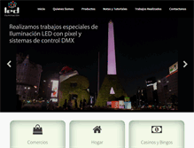 Tablet Screenshot of iluminacionled.com.ar